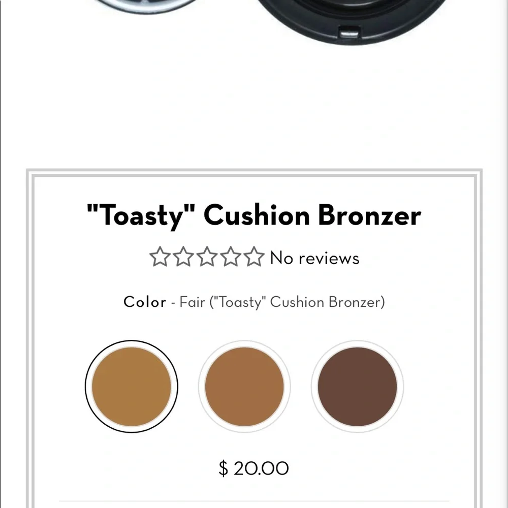 💋Toasty” cushion bronzer from the crème shop!
